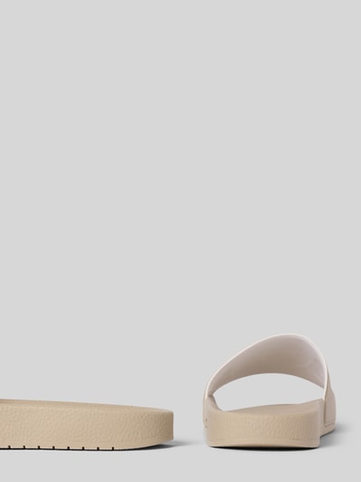 BOSS Slides mit Label-Print Modell 'Aryeh' Beige 2