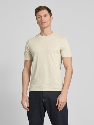 MCNEAL T-Shirt mit Stehkragen Beige 4