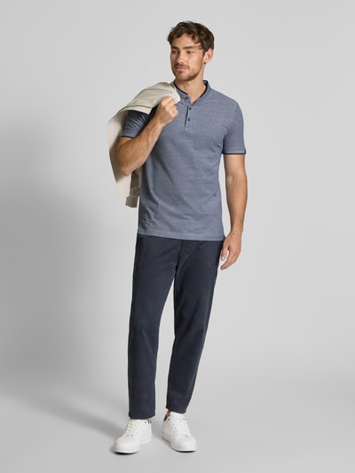 Tom Tailor Denim Regular Fit Poloshirt aus reiner Baumwolle Blau 1