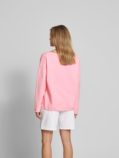 Juvia Sweatshirt mit Rollsaum Pink 5