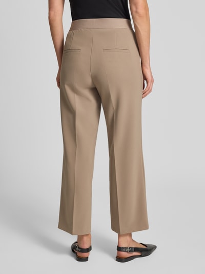 CAMBIO Regular Fit Culotte mit Bügelfalten Modell 'CAMERON' Taupe 5