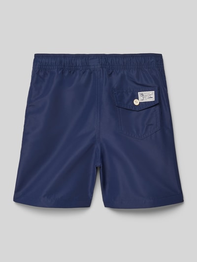 Polo Ralph Lauren Kids Badeshorts mit Label-Stitching Modell 'TRAVLR' Marine 3