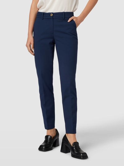 More & More Pantalon met siernaden Marineblauw - 4