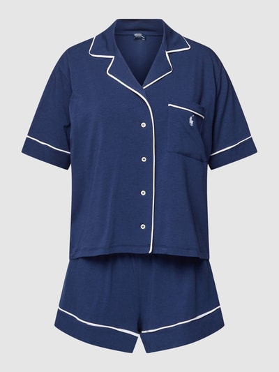 Polo Ralph Lauren Pyjama mit Label-Stitching Marine 2