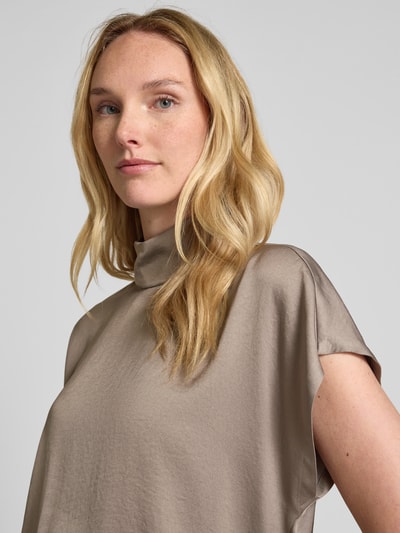Drykorn Blouseshirt met opstaande kraag Taupe - 3