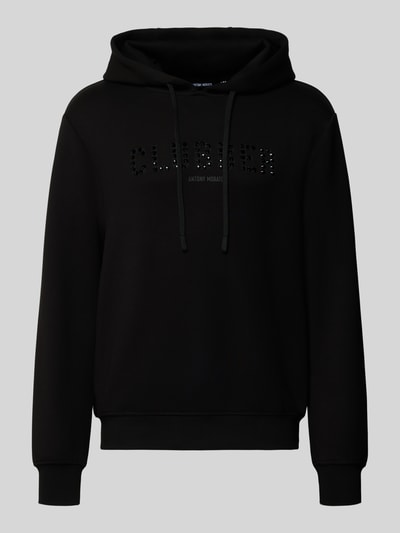 Antony Morato Hoodie mit Label-Detail BLACK 2