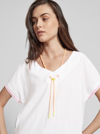 Sportalm Blouseshirt met halter Offwhite - 3