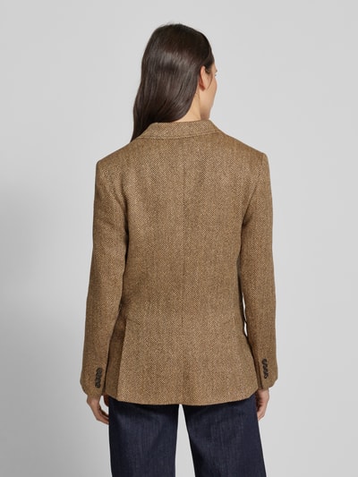 Polo Ralph Lauren Blazer mit Brustleistentasche Modell 'HERTIAGE' Camel Melange 5