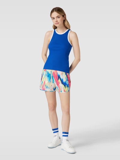 TheJoggConcept Shorts mit Allover-Muster Modell 'IDA' Royal 1