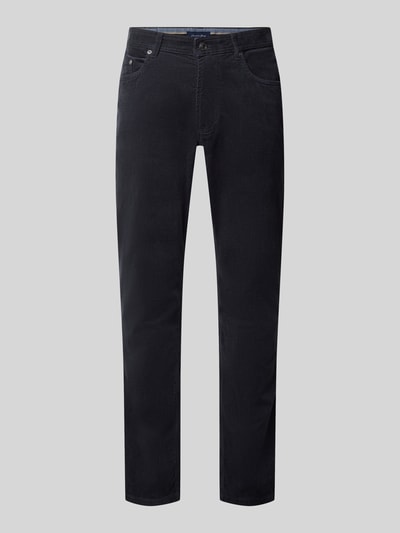 Christian Berg Men Cordhose aus Baumwoll-Mix im 5-Pocket-Design Marine 1