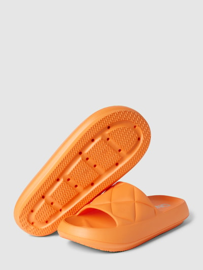 Only Slides im unifarbenen Design Modell 'MAVE' Orange 4