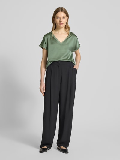 B.Young T-Shirt mit V-Ausschnitt Modell 'SELITA' Khaki 1