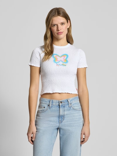 Levi's® T-shirt z nadrukiem z logo Biały 4