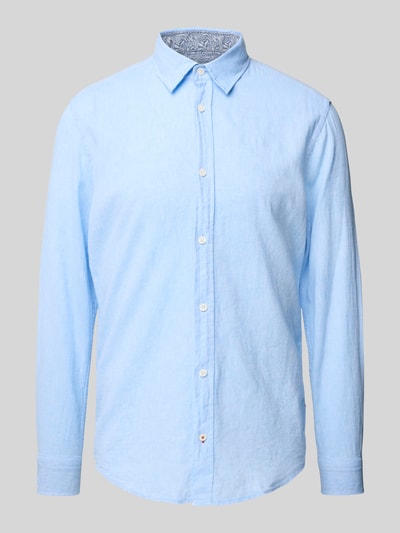 JOOP! Jeans Freizeithemd mit Knopfleiste Modell 'Hanson' Hellblau 2