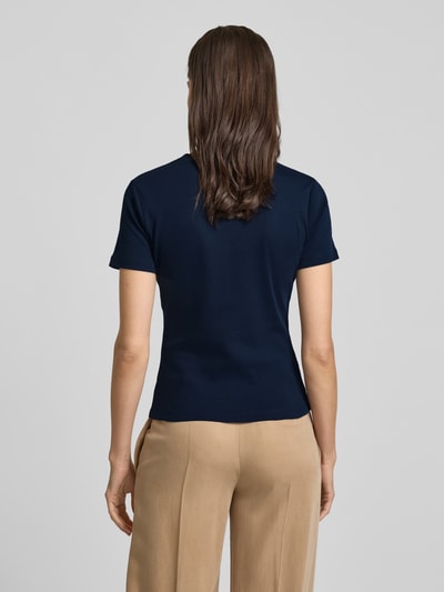 Tommy Hilfiger Slim Fit T-Shirt aus reiner Baumwolle Marine 5