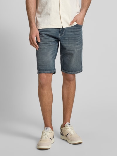 Tom Tailor Regular fit bermuda van katoenmix, model 'JOSH' Blauw - 4