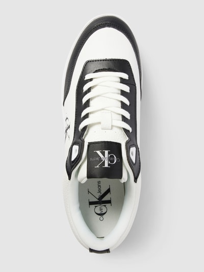 Calvin Klein Jeans Plateausneakers met labeldetails Zwart - 3