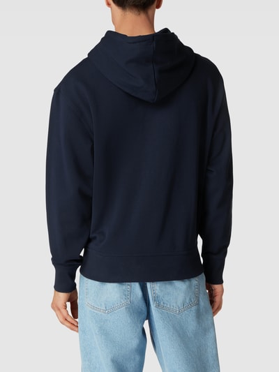 BOSS Orange Hoodie mit Label-Design Marine Melange 5