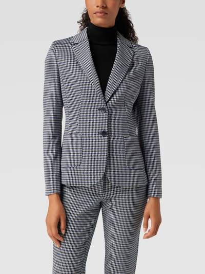 More & More Blazer met all-over motief Lichtgrijs - 4