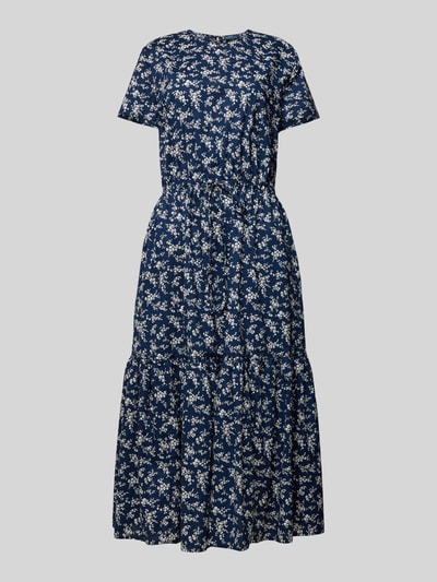 Polo Ralph Lauren Midi-jurk met volants Donkerblauw - 2