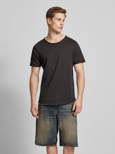 Redefined Rebel T-shirt met ronde hals, model 'KAS' Zwart - 4