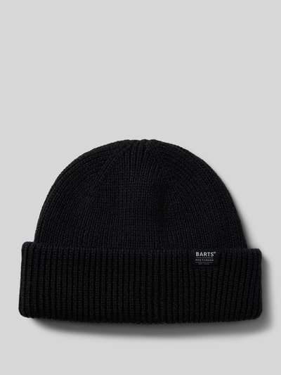 Barts Beanie mit Label-Detail Modell 'FEODORE' Black 1