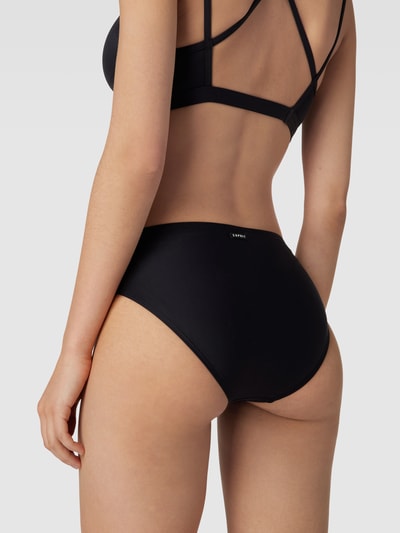 Esprit Bikinislip met labeldetail Zwart - 3