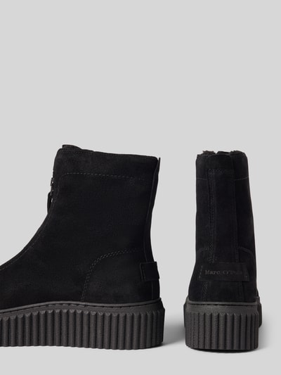 Marc O'Polo Stiefel aus echtem Veloursleder Modell 'BIANCA' Black 2