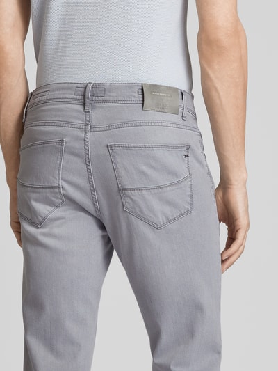 Brax Straight Fit Jeans mit Stretch-Anteil Modell 'CADIZ' Silber 3