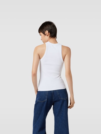 Anine Bing Tanktop mit Rundhalsausschnitt Weiss 5