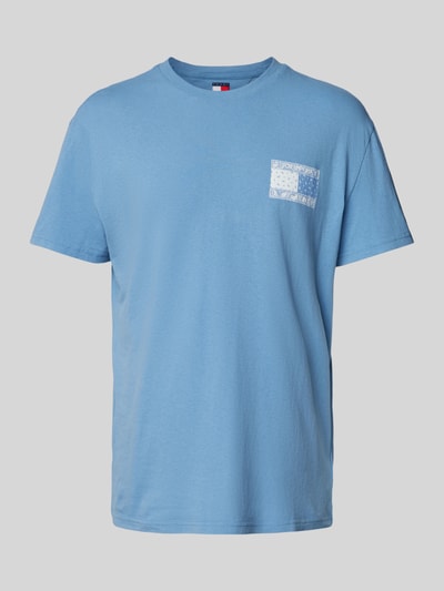 Tommy Jeans Regular Fit T-Shirt aus reiner Baumwolle Rauchblau 2