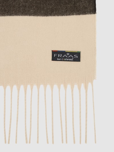 Fraas Schal mit Karomuster Beige 3