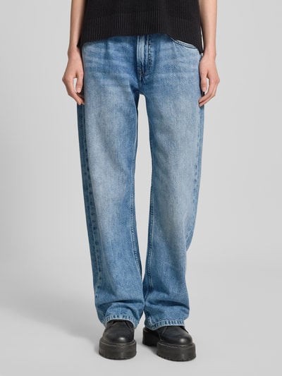 Pepe Jeans Low Rise Jeans aus Baumwoll-Lyocell-Mix Modell 'NICKY' Blau 4