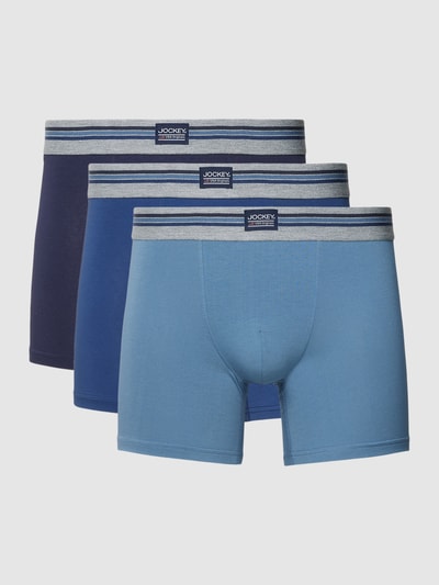 Jockey Trunks mit Label-Detail im 3er-Pack Blau 1