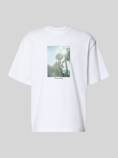 ONLY & SONS Oversized T-Shirt aus reiner Baumwolle Modell 'COOPER' Weiss 2