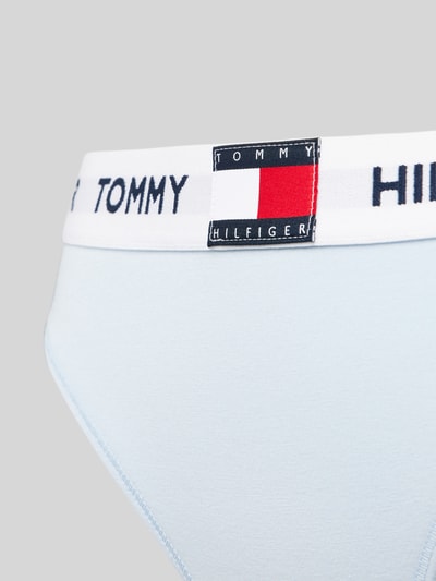 TOMMY HILFIGER String mit elastischem Logo-Bund Hellblau 2