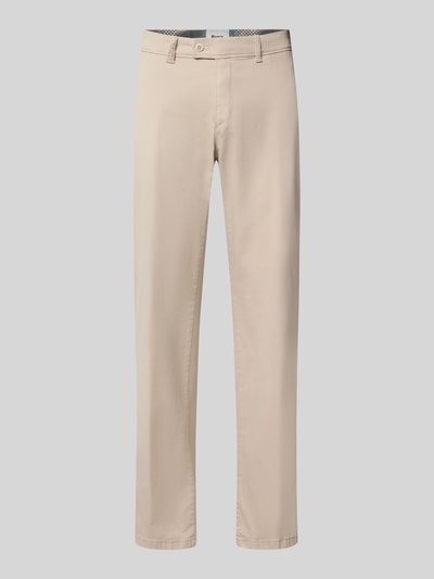 Brax Regular fit chino van katoenmix model 'Evans' Kit - 2