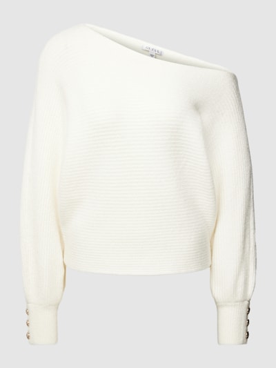 Guess Strickpullover im One-Shoulder-Design Modell 'ISADORA' Offwhite 2