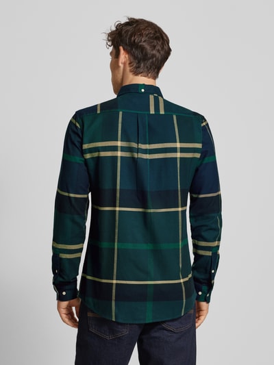 Barbour Tailored fit vrijetijdsoverhemd met button-downkraag, model 'Iceloch' Groen - 5