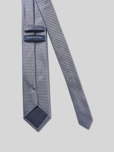 Prince Bowtie Zijden stropdas met logopatch (7 cm) Zilver - 2