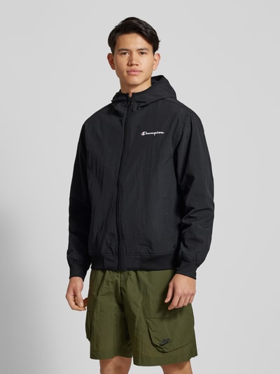 CHAMPION Jacke mit Label-Print Black 4