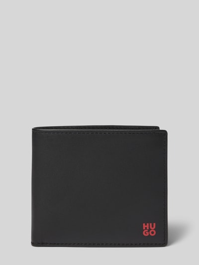 HUGO Portemonnee van echt runderleer, model 'TIBBY' Zwart - 1