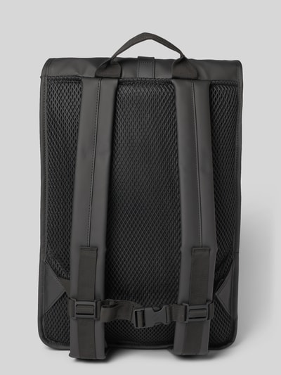 RAINS Rolltop-rugzak met verstelbare schouderbanden Zwart - 4