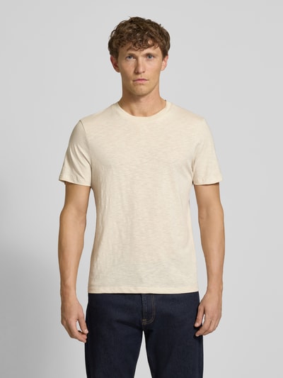 MCNEAL Regular Fit T-Shirt mit Rundhalsausschnitt Sand 4