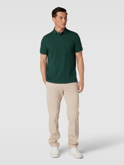 Tommy Hilfiger Poloshirt mit Label-Stitching Gruen 1