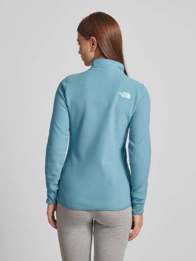 The North Face Sweatshirt Modell 'Glacier' mit Stehkragen Petrol 5