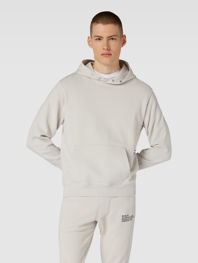 Replay Hoodie met labelpatch Lichtgrijs - 4