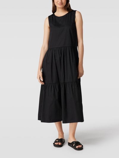 Tom Tailor Midikleid mit Rundhalsausschnitt Black 4