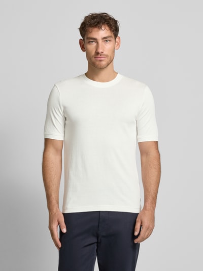 Cinque T-Shirt mit Rundhalsausschnitt Modell 'Badi' Weiss 4