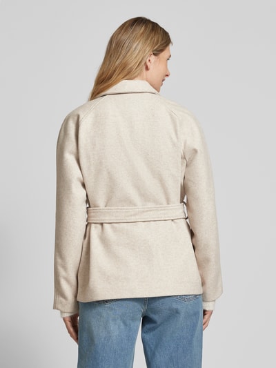 Vero Moda Regular Fit Jacke aus Webpelz Modell 'FORTUNEAYA' Beige 5